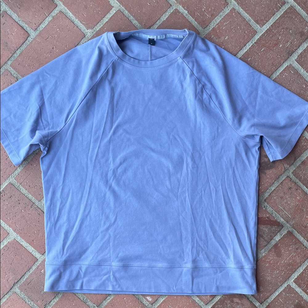 lululemon Lavender heavyweight Short Sleeve Shirt